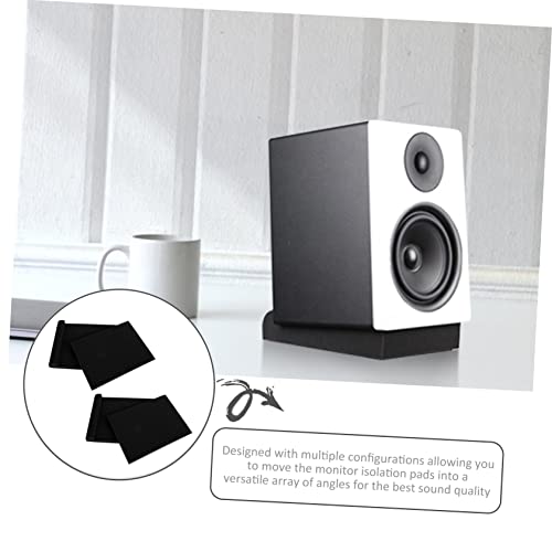 ERINGOGO 2 Piezas Almohadillas Acústicas de Aislamiento de Ruido Espuma de Alta Densidad para Aislamiento de Altavoces para Estudio en Casa y Equipos de Audio miniatura 5