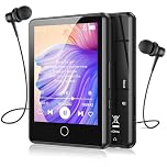 AGPTEK 64GB MP3 Player with Bluetooth, 2.8" Full Touch Screen MP3 Music Player with HiFi Speaker,Portable Digital Sports Player with Voice Recorder/FM Radio/Recorder, Support Up to 128GB