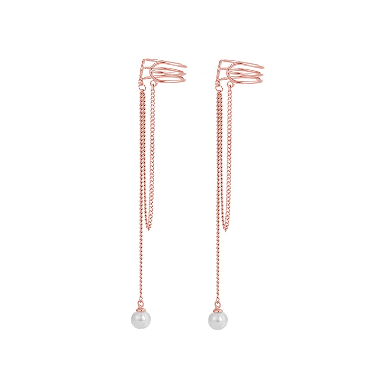 SLUYNZ 925 Sterling Silber CZ Ohrclips Knorpel Ohrringe Ohne