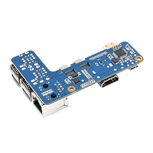 拡張ボード 4 ウェイ USB ポート RTL8152B イーサネット チップ拡張ボード、Orange Pi用 BPI M2 Zero ボード用