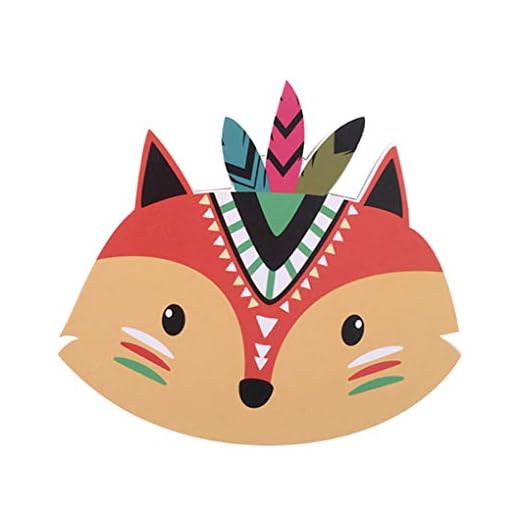 DANDANdianzi Wall Cabeza Junta niños Decoración del Aula nórdica Estilo plástico de Madera Adornos Animal del Regalo de la decoración Infantil