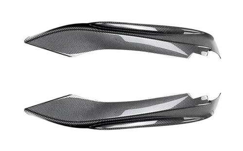 ROROL Frontspoiler Für B&MW F32 F33 F36 420i 430i 420d M440i 2014-2020 Frontspoilerlippe Splitter Diffusorschutz Nachrüstkörper Kit MP Style(Carbon Look Splitter)