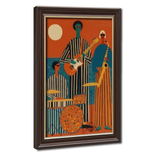Poster musique médiévale africaine idée cadeau originale toile