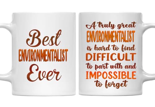 MONIZILUCKY Gifts For Environmentalist - Best Environmentalist Ever Mug - Environmentalist...
