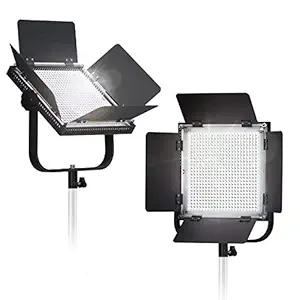 LimoStudio 2-Pack LED 600 Photographic Lighting Panel with Digital Display Screen