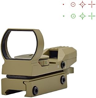 Feyachi 1x33mm Reflex Sight - Dark Earth Tan Scope Sight Both Red