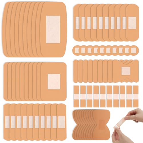 NHQZ Pansements en tissu souple, pansements adhésifs, 80 pièce
