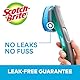 Scotch-Brite Non-Scratch Advanced Soap Control Dishwand Kit, Includes 1 Wand & 5 Refill Pads, Control Soap with A Button, Keep Your Hands Out of Dirty Water
