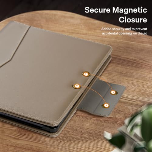 Image of CoBak Premium Leather Case for TCL 11 inch Device with File Folders