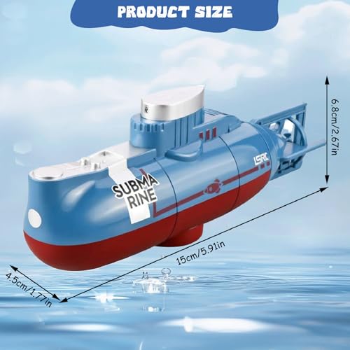 Sous-marin télécommandé de simulation RC étanche et USB - 7