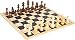 Produktbild Small Foot Foot 11784 Schach und Dame XL aus Holz, für 2 Spieler, 2 Gesellschaftsspiele, extra groß, ab 6 Jahren