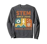 Photo Gallery stem wichita camicia retro rocket atom gear science graphic felpa Photo Gallery stem wichita camicia retro rocket atom gear science graphic felpa