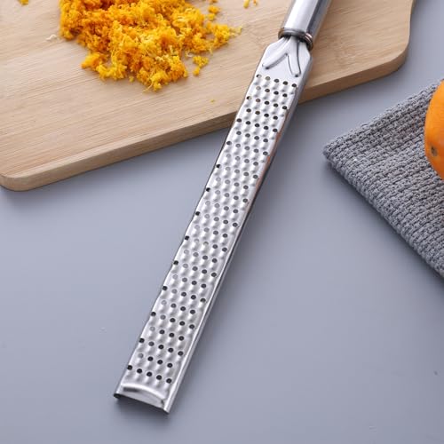 Rallador de queso de acero inoxidable con mango largo miniatura 3