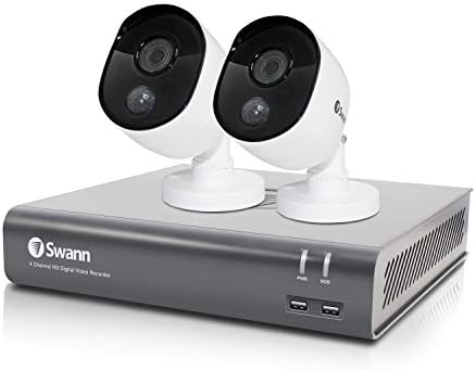 Sistema de Seguridad Swann de 4 Canales: DVR-4580 1080p Full HD c...