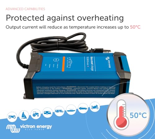 Image of Victron Energy Blue Smart IP22 Smart Car Battery Charger 12V 20A | Float & Trickle Charger and Desulfator for Motorcycle, ATV, RV, Lithium and Deep Cycle Batteries, 3 outputs