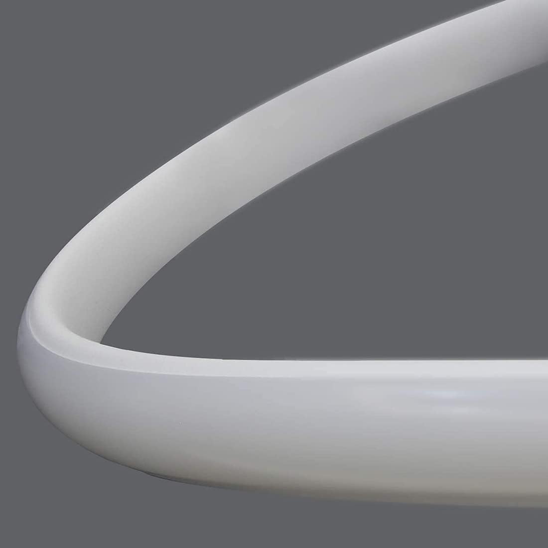 Modern LED Ceiling Pendant Light 64W LED Spiral Design, Dimmable Pendant Light with Remote Control, Height Adjustable Chandelier Light, for Living Room, Bedroom, Dining Room, Kitchen Island (D)