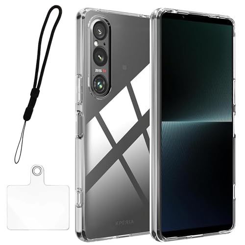kawaylJP For Xperia 1 VI (SO-51E) 用 ケース【1枚入専用保護 ケース】全透明 散熱加工 黄変防止 Xperia 1 VI 用 スマホケース 保護カバー 耐衝撃 落下防止 すり傷防止 薄型 軽量 携帯便利 精密穴位置