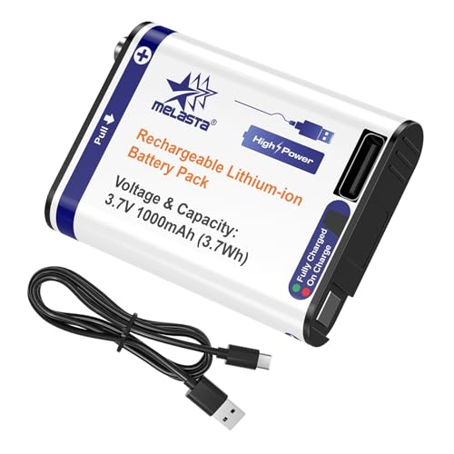 MELASTA pour Petzl Batterie Rechargeable Core, 3,7V 1000mAh pour Petzl E99ACA, TIKKINA, TIKKID, Tikka, ZIPKA, ACTIK, ACTIK Core, TACTIKKA, IKO