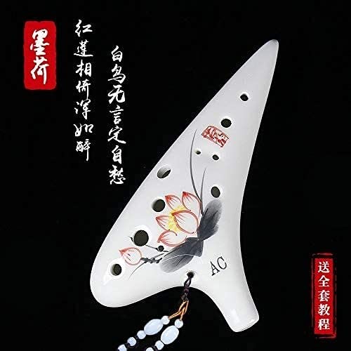 Jyuiipcz Ocarinas Ocarina 12 �z�[�� �r�M�i�[ �C���g���_�N�V���� Songyin Alto C 12 �z�[�� AC �v���t�F�b�V���i�� �V�b�N�X �^�I �V���� ���t 6 �y��(�J���[ : #1) (#2)