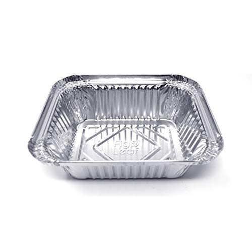 (120 Pack) Premium 1-Lb Takeout Pans With Lids - 5.6" X 4.6" X 1.9" L Extra Heavy-Duty L Disposable Aluminum Foil For Catering Party Meal Prep Freezer Drip Pans Bbq Potluck #TOP2