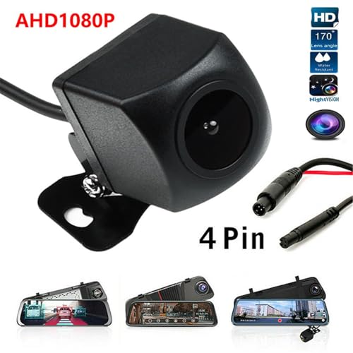 Caméra de recul 4 broches 1080P grand angle pour éviter les obstacles cachés