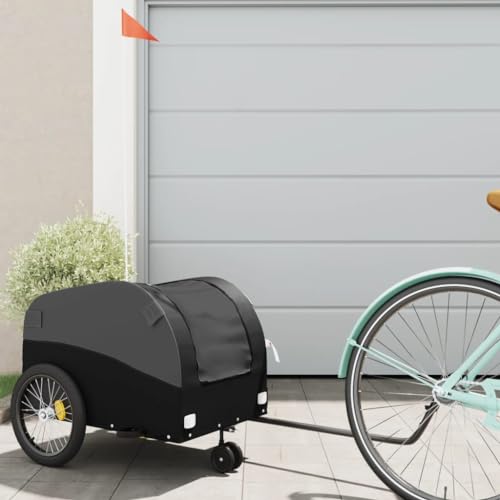 Remolque para Bicicleta Hierro Negro 30 kg,Remolques para bicicletas-94143