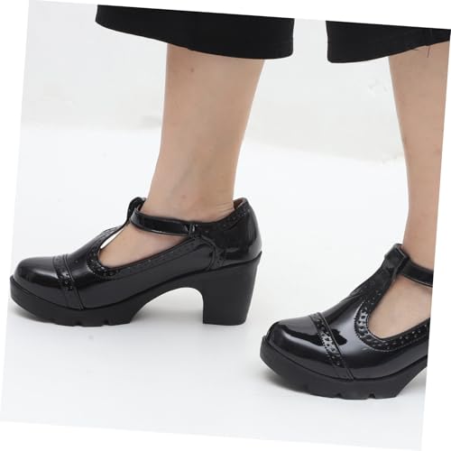 Chaussures à talons hauts imperméables et confortables de bureau