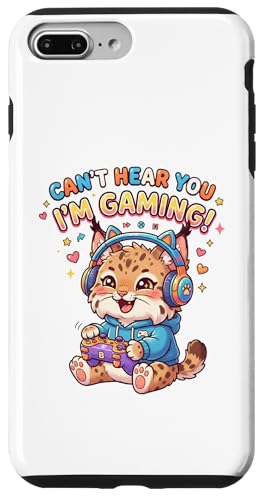 Bobcat Video Gamer, Gaming Can't Hear You I'm Gaming �X�}�z�P�[�X iPhone 7 Plus/8 Plus �p