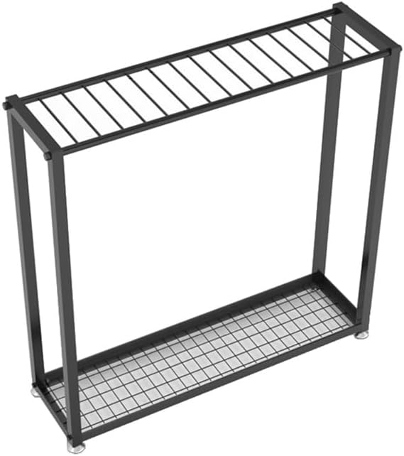 Racquet Stand Rack Floor Standing, Badminton Tennis Racket Display Stand Adjustable Height, Violin Storage Organizer Holder for Home Gym Studio,Black-75x20x78cm-A
