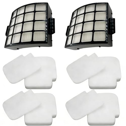 Image of Colorfullife Replacement Filters for Shark Stratos | 6-Pack of AZ3002 Filters with 2 HEPA & 4 Foam Felt | Fits DuoClean PowerFins Vacuum Models AZ3000, AZ3000W