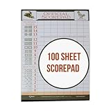 Regal Games Mexican Train Score Pads & Chicken Foot Dominoes Game for Adults - Ideal for Family Fun Game Night and Travel - 100 Sheets (8.25' x 5.5')