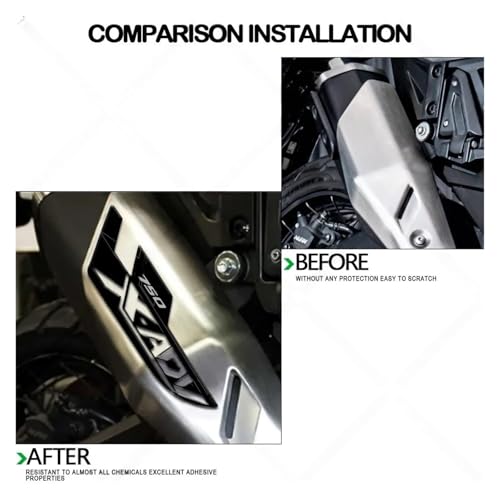 Protection résine époxy 3D réservoir Ho&NDA X-ADV 750 kit autocollants