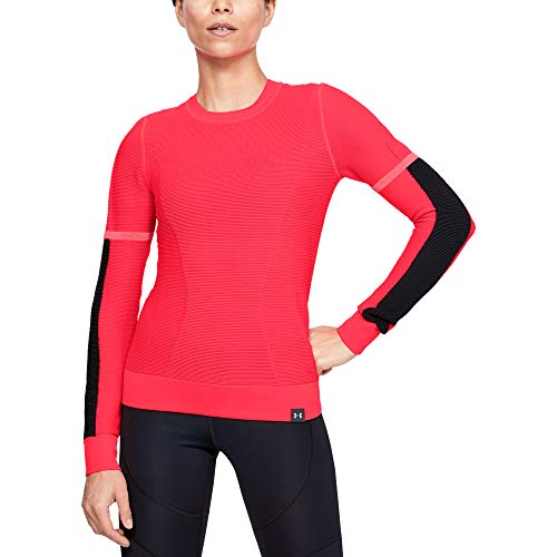 Under Armour Women's Run Intelliknit Sweater, Beta Red (632)/Reflective, Large #TOP5