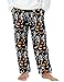 Arankhiger Adults Halloween Pj Bottoms Festival Funny Printed Lounge Pants Dancing Skeleton Jogger Bottoms L