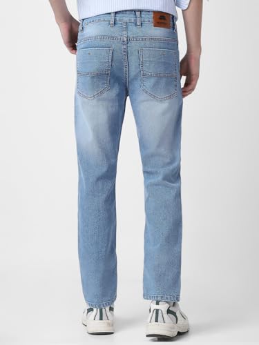 Image of Neostreak Men's Regular Fit Heavy Washed Jeans Stretchable