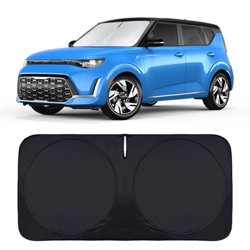 INSAUTO for Soul Windshield Sun Shade Window Sunshade Custom-fit 2020-2026 Kia Soul Wagon Windshield...