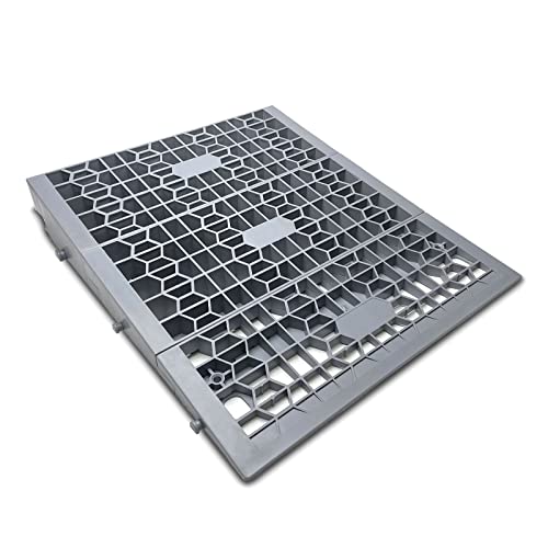 Hoxwell Modular Threshold Ramps For Doorways, (Wheelchairs Need To Buy Two Pcs), 3" Rise Ramps For Home, Solid Upgrade Material 3000 Lbs Load Capacity Door Ramps For Wheelchairs And Cars (1 Pc) #TOP22