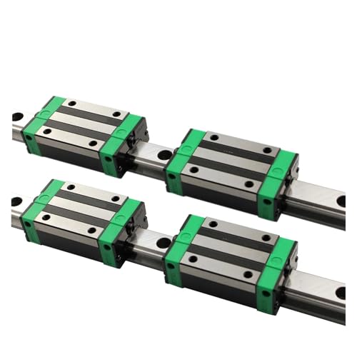 Guía lineal cuadrada HGR20 de 200mm con 4 soportes deslizantes HGH20CA
