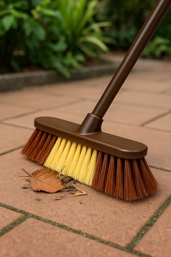 BH | Soft Bristle Broom with 1.2M Long Metal Handle | Indoor Sweeping Brush for Tiles, Wood, Laminate Floors | Lightweight Broom for Home Kitchen Patio Garden and Office Cleaning - By BEST HOUSE - Image 6