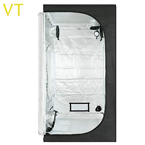 VERTOR VT 40"x40"x80" Reflective Mylar Hydroponic Grow Tent with Observation Window and Waterproof