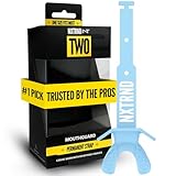 Nxtrnd Two Football Mouth Guard, Football Mouthpiece with Strap, Fits Adult & Youth (Columbia Blue)