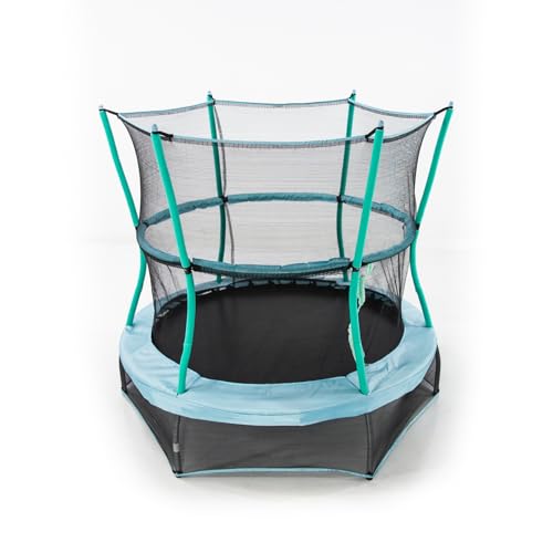 Skywalker Trampolines No-Spring Design Round Classic Trampoline Mini for Kids and Toddlers Bouncer with Enclosure (48 inch)