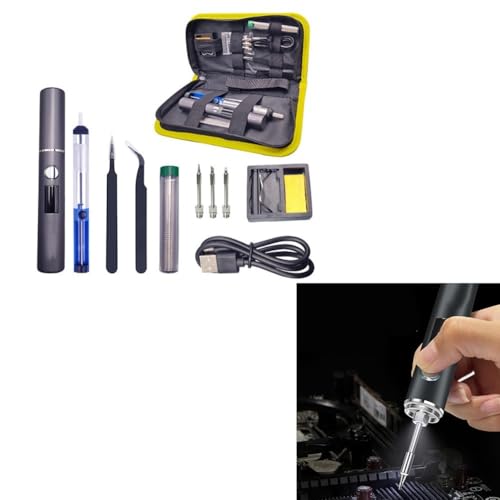 Fer à souder sans fil surveillance numérique température kit 11 pcs