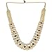 Aheli Indian Bollywood Style Wedding Party Faux Kundan Necklace with Earrings Set Ethnic Fashion Jewelry Gift for Women