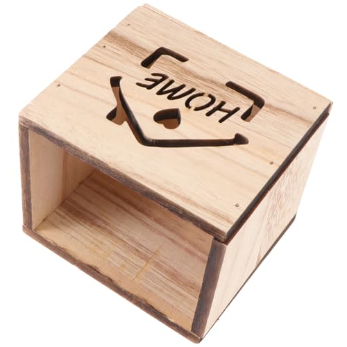 SHINEOFI Pot de Fleurs en Bois Carré Ajouré Décoration Intérieure et Extérieure Jardinière Rustique pour Plantes Succulentes Pot à Plantes Créatif pour Balcon et Terrasse Seau en Bois