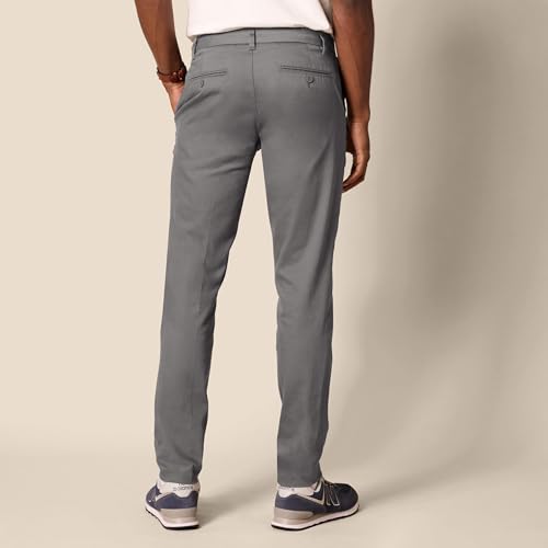 Image of Amazon Essentials Men's Slim-Fit Wrinkle-Resistant Flat-Front Stretch Chino Pant