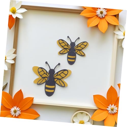 Stickers de Pared Abeja 3D Papel Perlado 12 Piezas miniatura 7