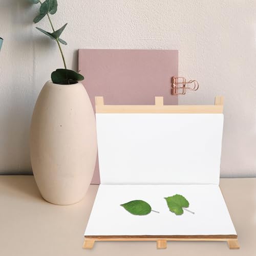 Clips en bois pour herbier GALPADA avec support synthétique facile à ranger - 4