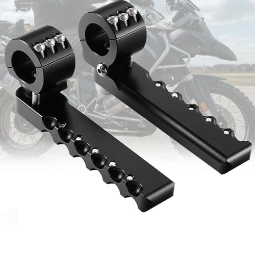 Repose-pieds pour moto R1300GS robuste avec cadre aluminium pliable