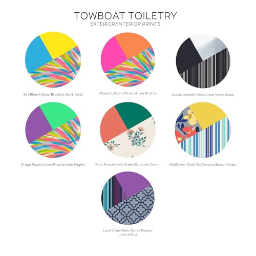 Lug Towboat Toiletry Case, FRUIT PUNCH/KELLY GREEN2